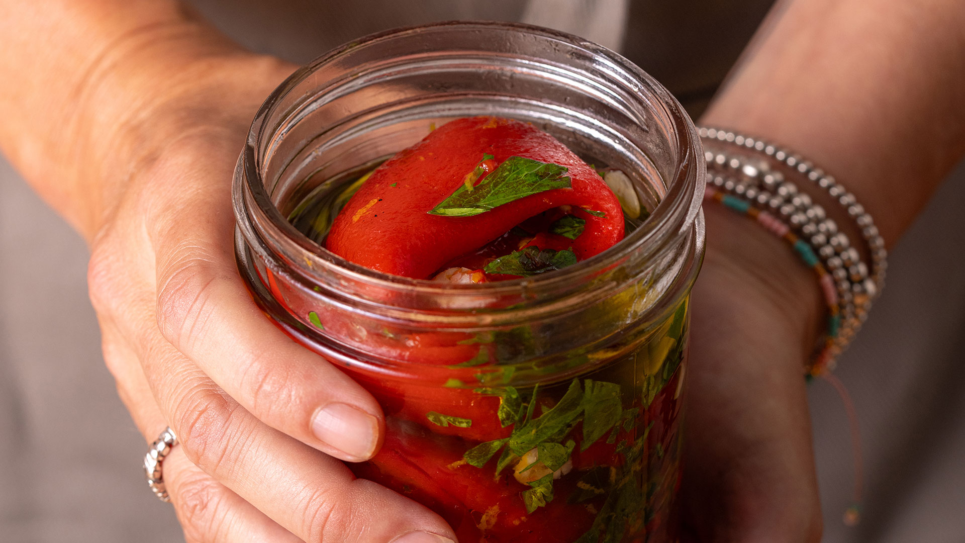 Marinated roasted peppers - Stefano Faita