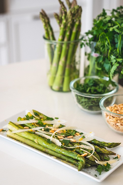 Asperges au citron