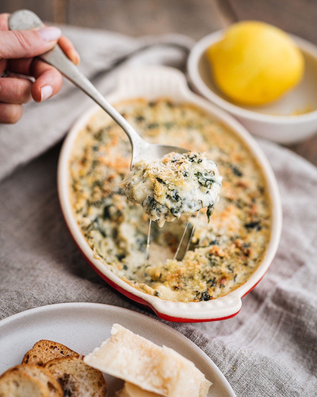 Spinach artichoke dip
