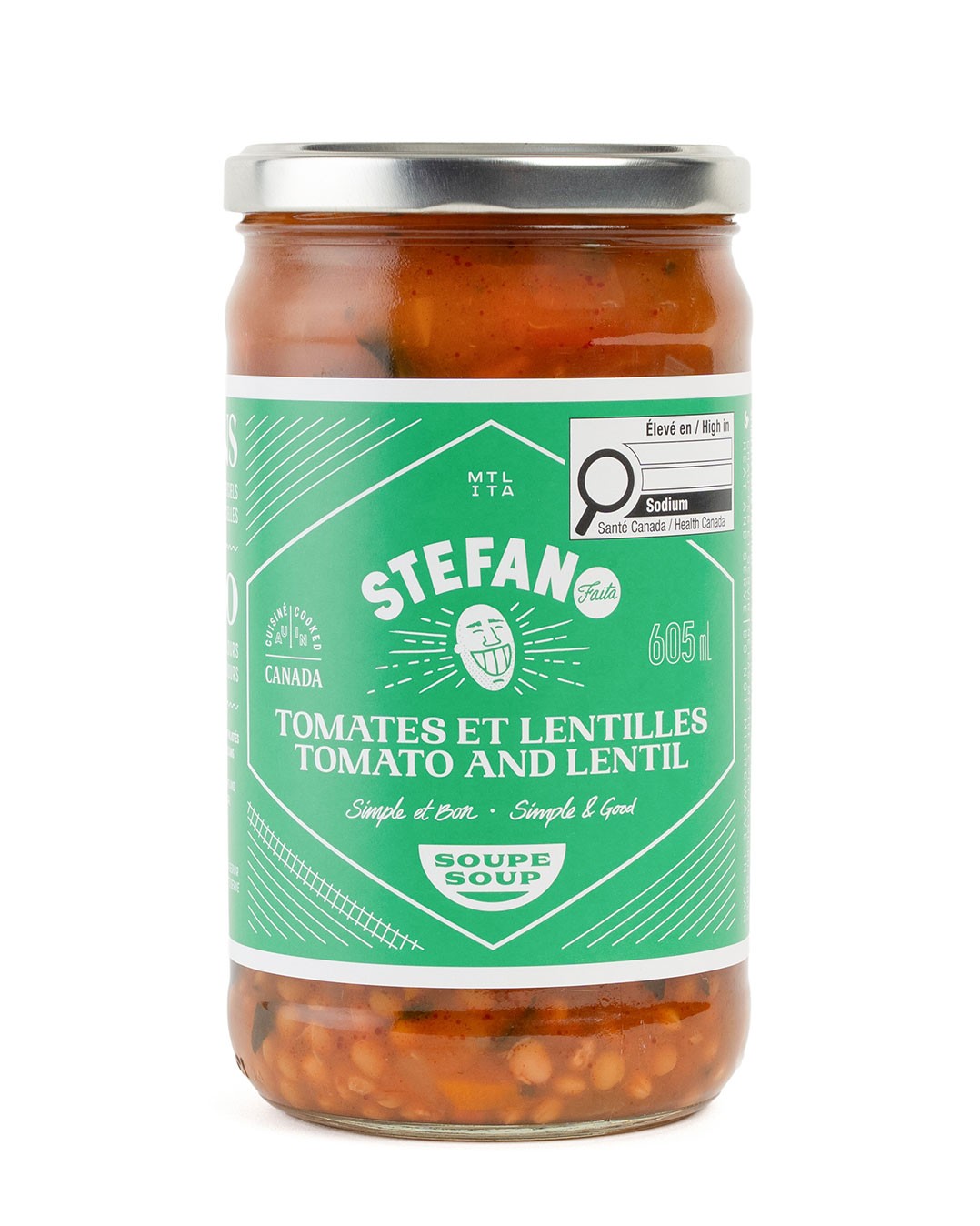 Soupe tomates et lentilles Stefano